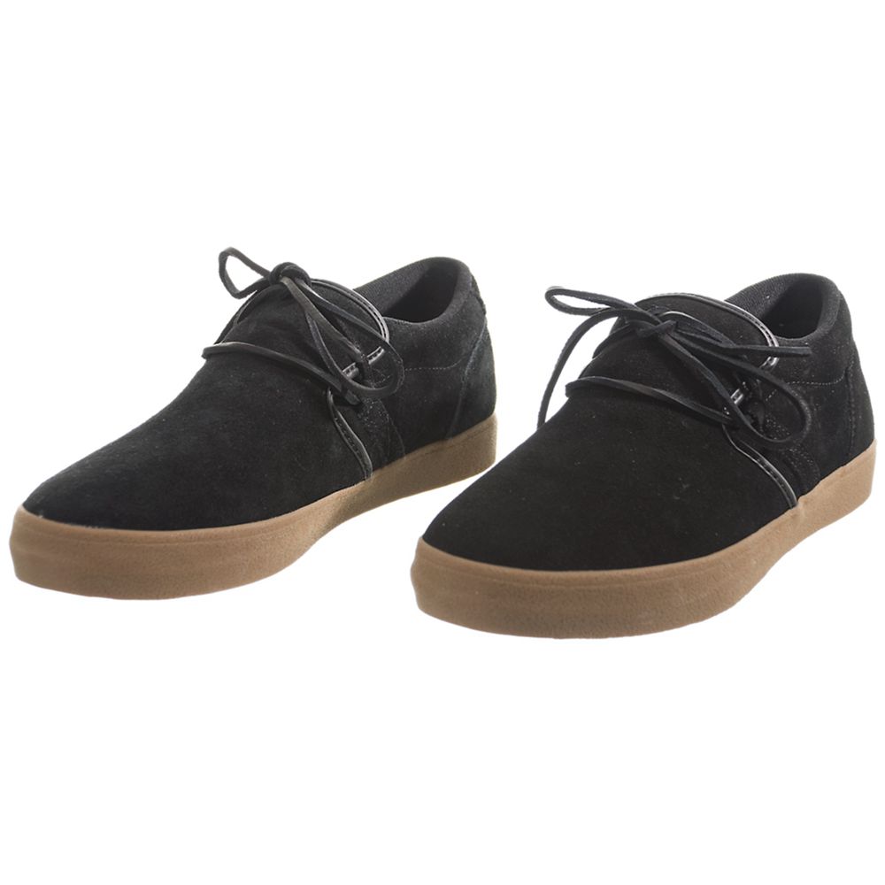 Baskets Basses Supra Cuban 1.5 Noir Black Suede Homme | IMQ-88511324